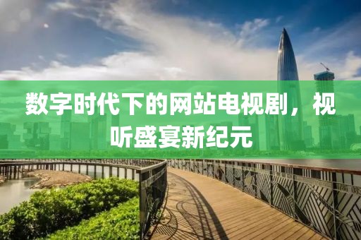 数字时代下的网站电视剧，视听盛宴新纪元
