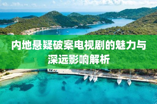 内地悬疑破案电视剧的魅力与深远影响解析