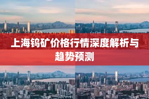 上海钨矿价格行情深度解析与趋势预测