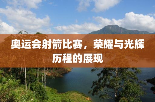 奥运会射箭比赛，荣耀与光辉历程的展现