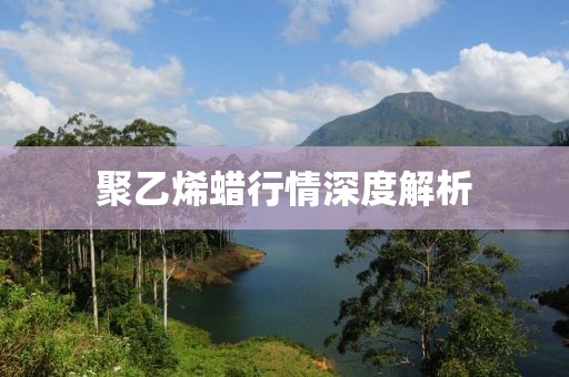 聚乙烯蜡行情深度解析