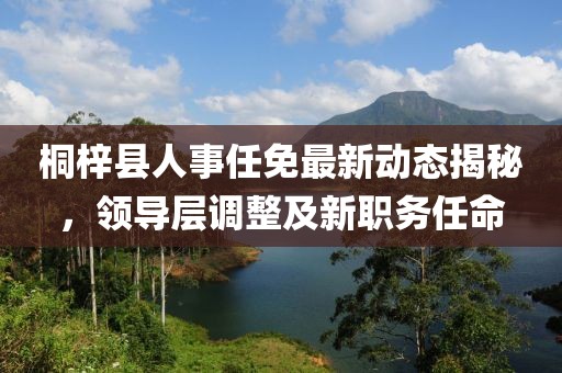 桐梓县人事任免最新动态揭秘，领导层调整及新职务任命