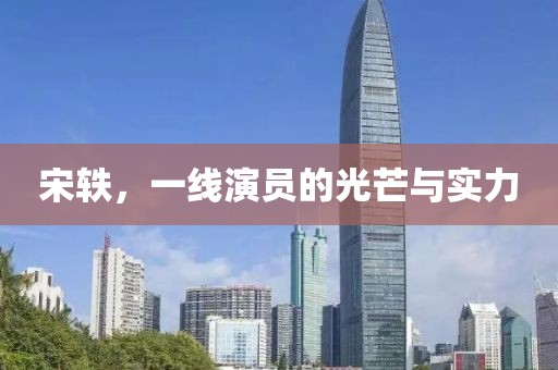 宋轶，一线演员的光芒与实力