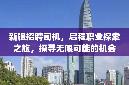 新疆招聘司机，启程职业探索之旅，探寻无限可能的机会