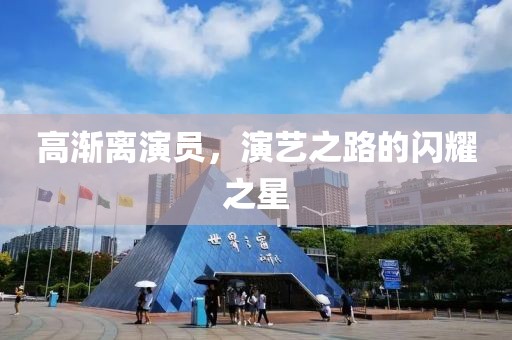 高渐离演员，演艺之路的闪耀之星