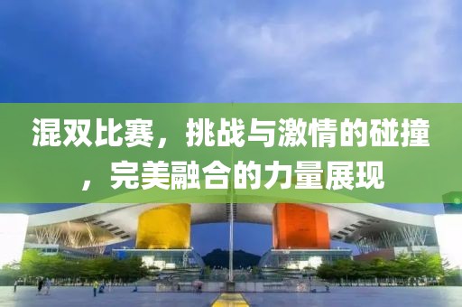 混双比赛，挑战与激情的碰撞，完美融合的力量展现