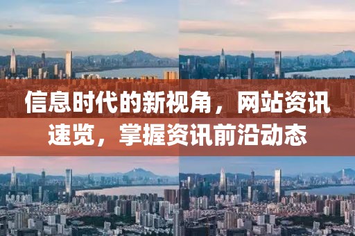 信息时代的新视角，网站资讯速览，掌握资讯前沿动态