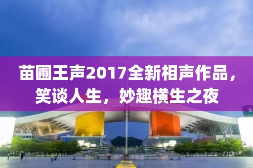 苗圃王声2017全新相声作品，笑谈人生，妙趣横生之夜