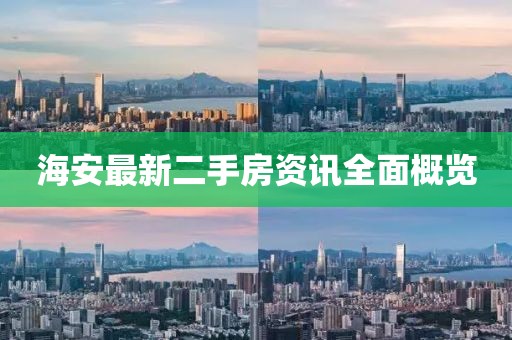 海安最新二手房资讯全面概览