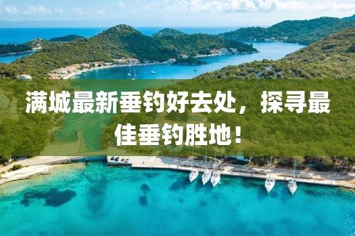 满城最新垂钓好去处，探寻最佳垂钓胜地！