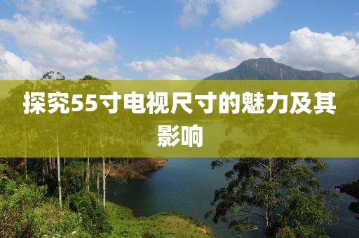 探究55寸电视尺寸的魅力及其影响