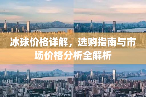 冰球价格详解，选购指南与市场价格分析全解析
