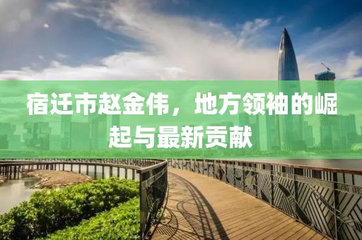 宿迁市赵金伟，地方领袖的崛起与最新贡献