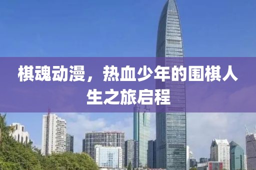 棋魂动漫，热血少年的围棋人生之旅启程