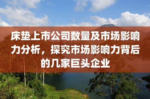 床垫上市公司数量及市场影响力分析，探究市场影响力背后的几家巨头企业
