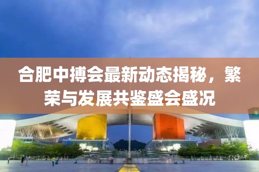 合肥中搏会最新动态揭秘，繁荣与发展共鉴盛会盛况