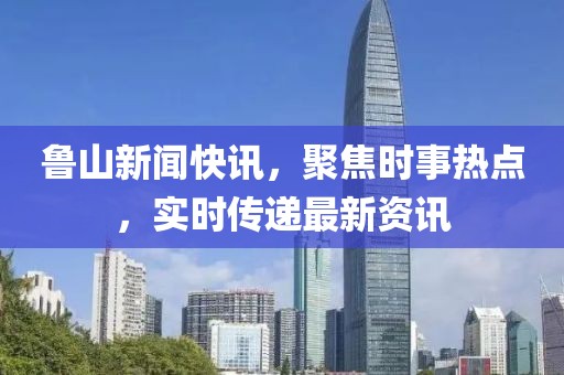 鲁山新闻快讯，聚焦时事热点，实时传递最新资讯