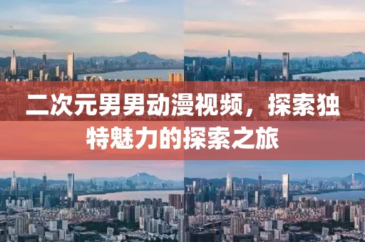 二次元男男动漫视频，探索独特魅力的探索之旅