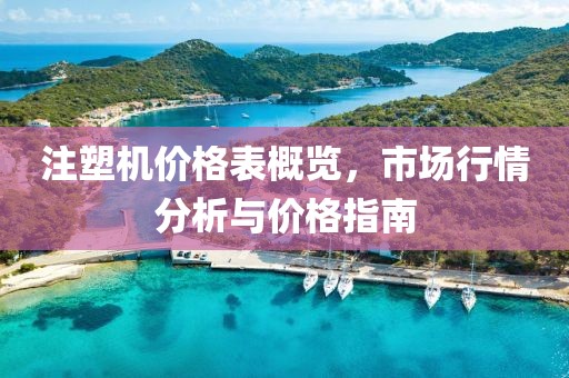 注塑机价格表概览，市场行情分析与价格指南