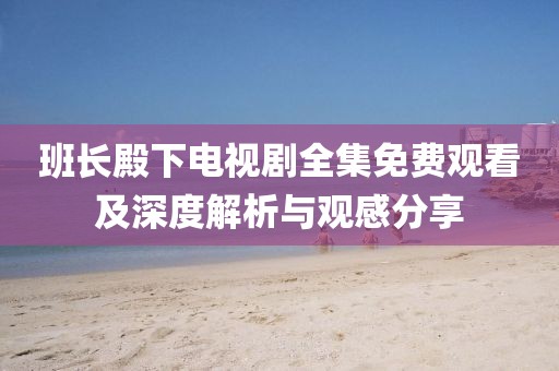 班长殿下电视剧全集免费观看及深度解析与观感分享