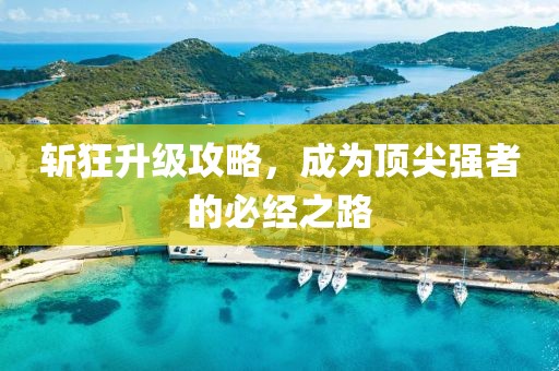 斩狂升级攻略，成为顶尖强者的必经之路