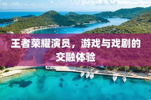 王者荣耀演员，游戏与戏剧的交融体验