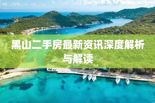 黑山二手房最新资讯深度解析与解读