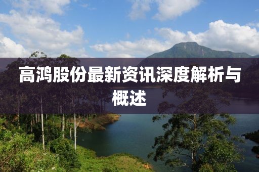 高鸿股份最新资讯深度解析与概述