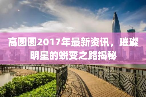 高圆圆2017年最新资讯，璀璨明星的蜕变之路揭秘