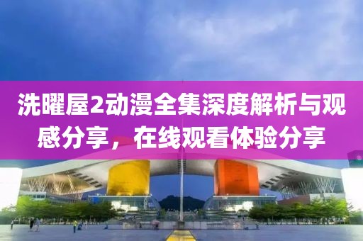 洗曜屋2动漫全集深度解析与观感分享，在线观看体验分享