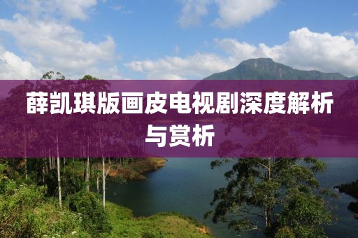 薛凯琪版画皮电视剧深度解析与赏析
