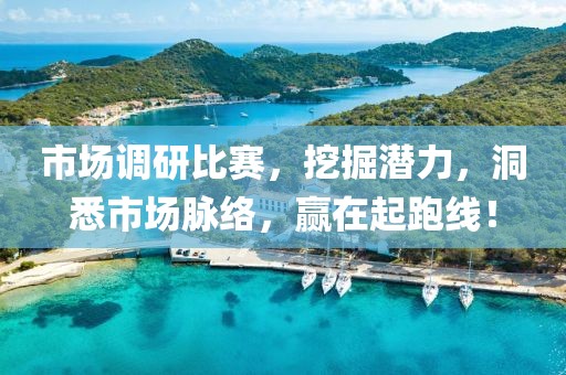 市场调研比赛，挖掘潜力，洞悉市场脉络，赢在起跑线！