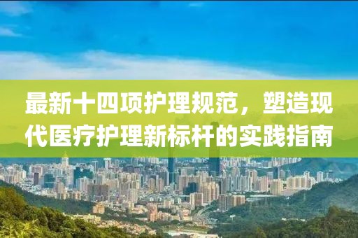 最新十四项护理规范，塑造现代医疗护理新标杆的实践指南