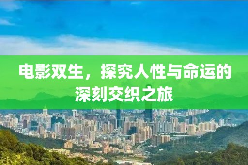 电影双生，探究人性与命运的深刻交织之旅