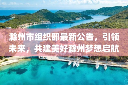 滁州市组织部最新公告，引领未来，共建美好滁州梦想启航