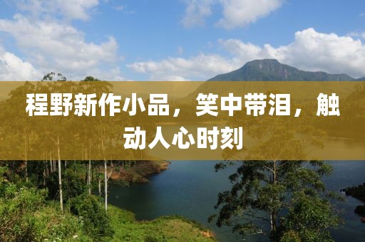 程野新作小品，笑中带泪，触动人心时刻