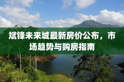 斌锋未来城最新房价公布，市场趋势与购房指南