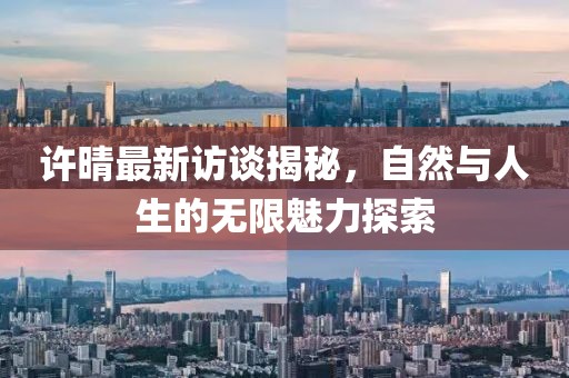 许晴最新访谈揭秘，自然与人生的无限魅力探索