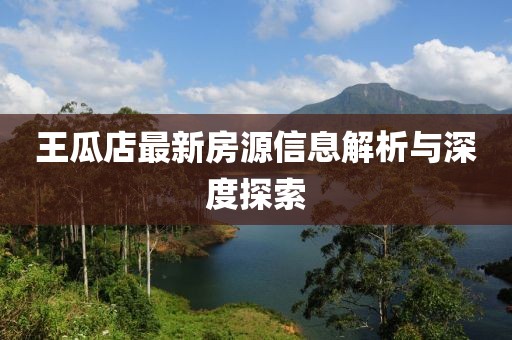 王瓜店最新房源信息解析与深度探索