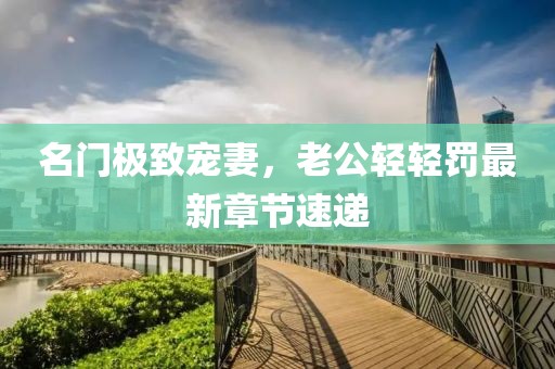 名门极致宠妻，老公轻轻罚最新章节速递