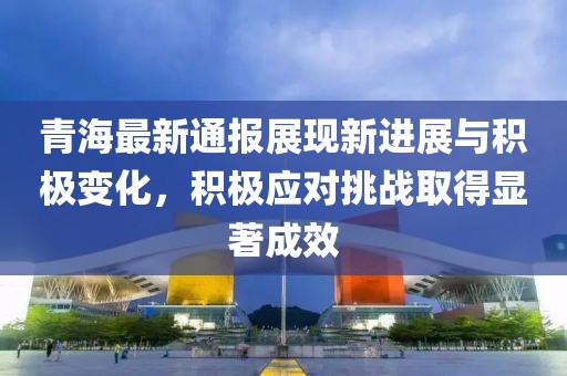 青海最新通报展现新进展与积极变化，积极应对挑战取得显著成效