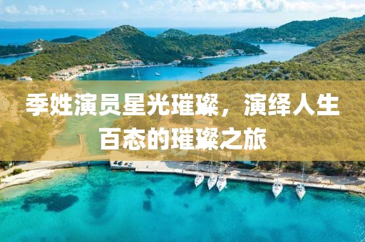 季姓演员星光璀璨，演绎人生百态的璀璨之旅