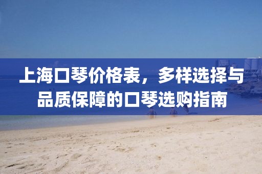 上海口琴价格表，多样选择与品质保障的口琴选购指南