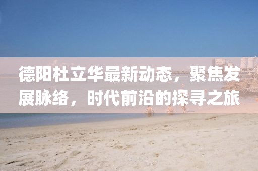 德阳杜立华最新动态，聚焦发展脉络，时代前沿的探寻之旅
