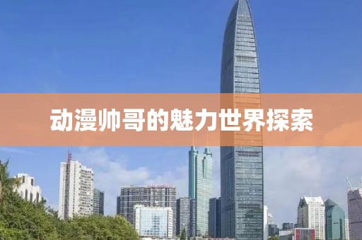 动漫帅哥的魅力世界探索
