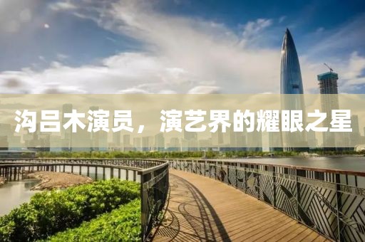 沟吕木演员，演艺界的耀眼之星