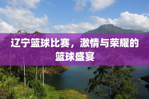 辽宁篮球比赛，激情与荣耀的篮球盛宴