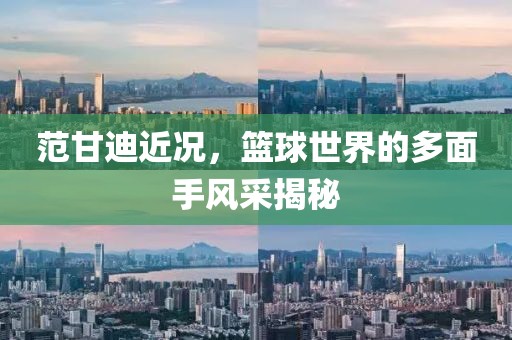 范甘迪近况，篮球世界的多面手风采揭秘
