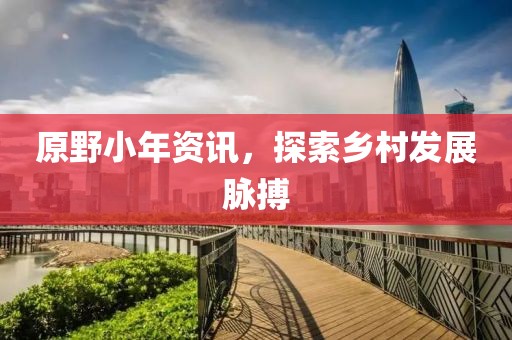 原野小年资讯，探索乡村发展脉搏