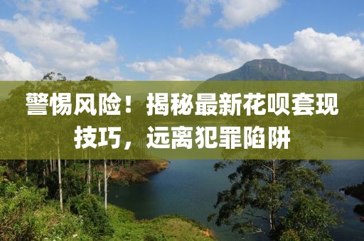 警惕风险！揭秘最新花呗套现技巧，远离犯罪陷阱